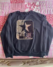 felpa nera di Blu deise comoda