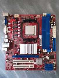 Scheda madre e cpu am2 Sapphire pi-am2rs760g