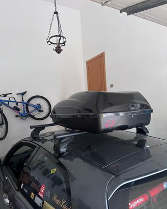 Portapacchi e bauletto