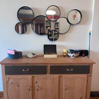 Madia Credenza Legno Massello Industrial/Rustica