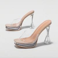 Tacchi trasparenti alti 12 cm