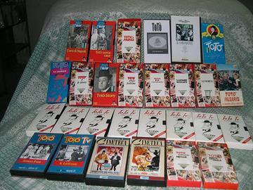 VHS TOTO' 30 TITOLI INTROVABILI