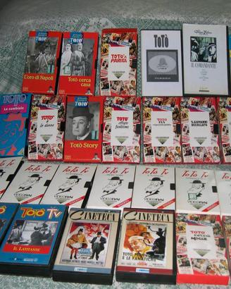 VHS TOTO' 30 TITOLI INTROVABILI