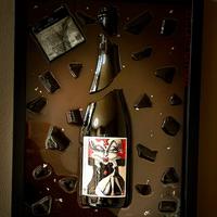 Quadri designer bottiglie rotte