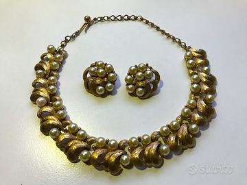 Girocollo con orecchini a clip