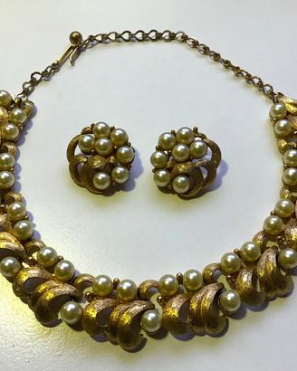 Girocollo con orecchini a clip