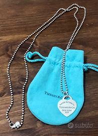 Collana in argento con pendente a cuore collezione