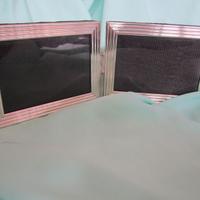 CORNICE DOPPIA IN ARGENTO CON DISEGNI SC. 50%