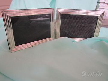 CORNICE DOPPIA IN ARGENTO CON DISEGNI SC. 50%