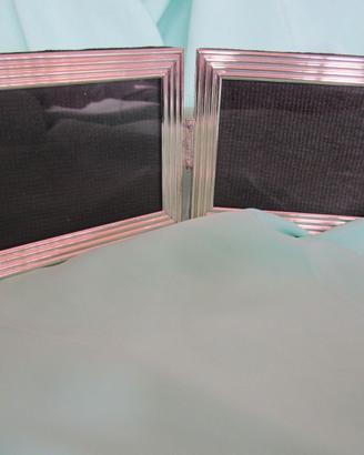 CORNICE DOPPIA IN ARGENTO CON DISEGNI SC. 50%