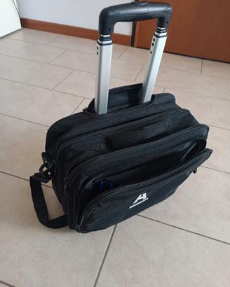 Borsa-trolley nuova per portare pc e documenti
