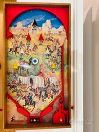 Flipper da tavolo anni 70 con 3 biglie  originali