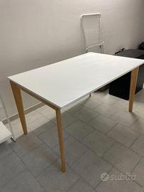 Tavolo da pranzo bianco allungabile 140-180cm
