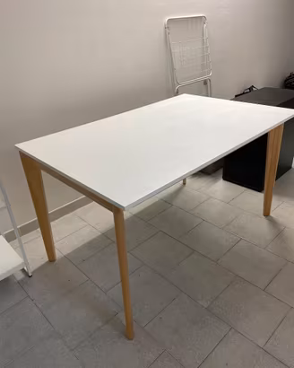 Tavolo da pranzo bianco allungabile 140-180cm