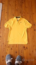 polo nike tiger woods gialla. stupenda