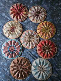 Orologio da muro in origami 33 cm