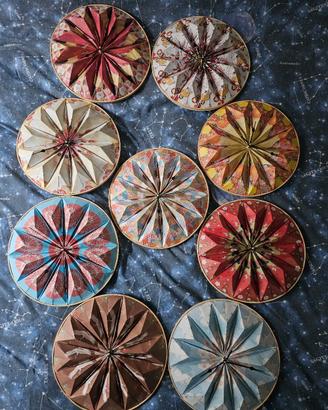 Orologio da muro in origami 33 cm