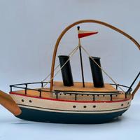 Barca in ferro teiera ornamentale