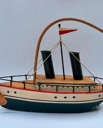 Barca in ferro teiera ornamentale