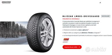 Bridgestone Blizzak 225 45 17 pneumatici invernali