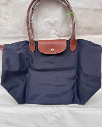 Tote blu scuro Longchamp grande