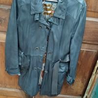 trench in pelle Reptile's house vintage 48