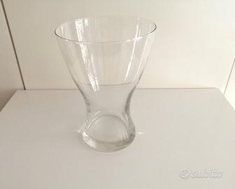 Vaso IKEA in vetro trasparente – H 20 cm