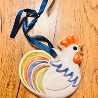 Formella Gallina Thun vintage