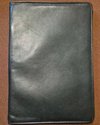 Porta documenti pelle nera