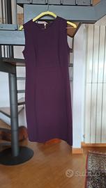 vestito color bordeaux, marca Calvin klein. 