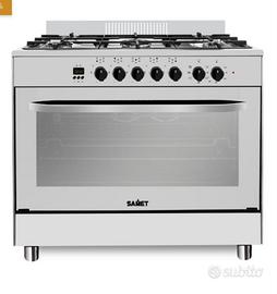cucina NUOVA 5 fuochi, forno elettrico 2a garanzia