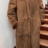 Cappotto in montone con pelliccia