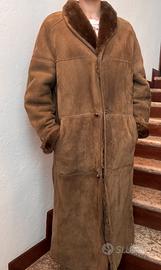 Cappotto in montone con pelliccia