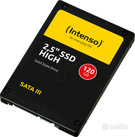 Hard disk SSD 120GB Intenso 120GB nuovo