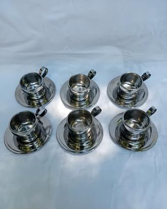 Tazzine Caffè Acciaio Inox RIVADOSSI TERNA JOLLY