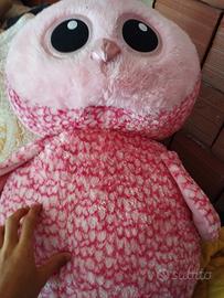 Peluche Gufo Rosa Gigante 