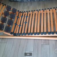 2 reti con doghe singole anche per matrimoniale 