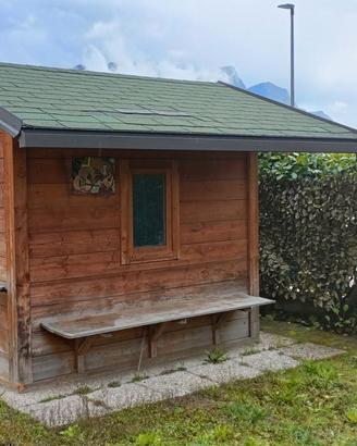 Casetta in legno da giardino