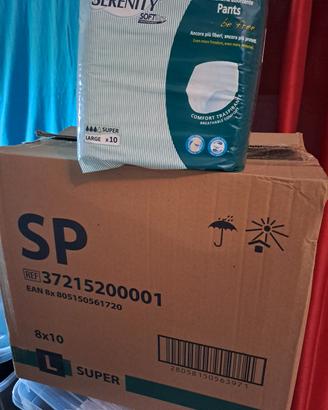 Pannoloni serenity soft L 10 paia 9 scatole