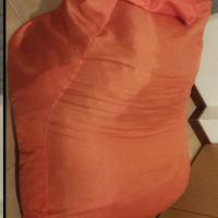 Poltrona sacco arancione
