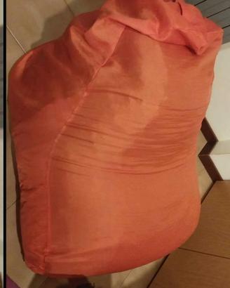 Poltrona sacco arancione