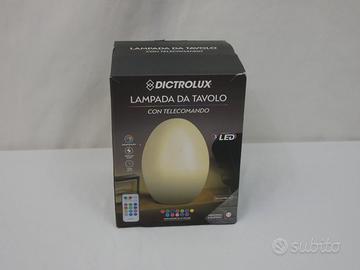 Dictrolux lampada da tavolo RGB a batteria con tel