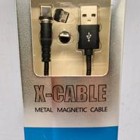 Cavo ricarica con 3 punte magnetiche 