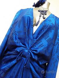 abito cerimonia pura seta alta sartoria, azzuzzo