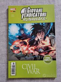 CIVIL WAR I GIOVANI VENDICATORI RUNAWAYS Marvel