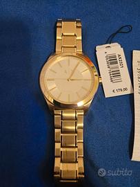 orologio armani dorato