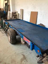 Rimorchio monoasse con pianale 30 Qli