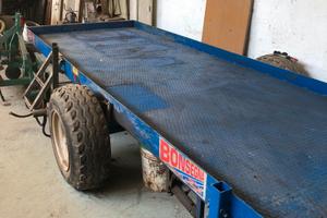 Rimorchio monoasse con pianale 30 Qli