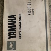 Catalogo Ricambi Yamaha XJ550 '81 Spare Parts Cata