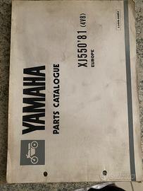 Catalogo Ricambi Yamaha XJ550 '81 Spare Parts Cata